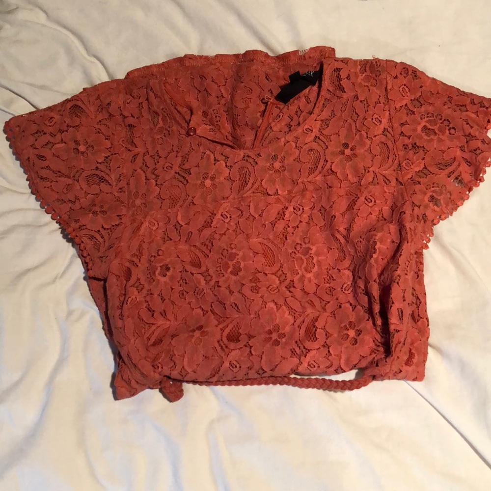 Orange Lace Dress